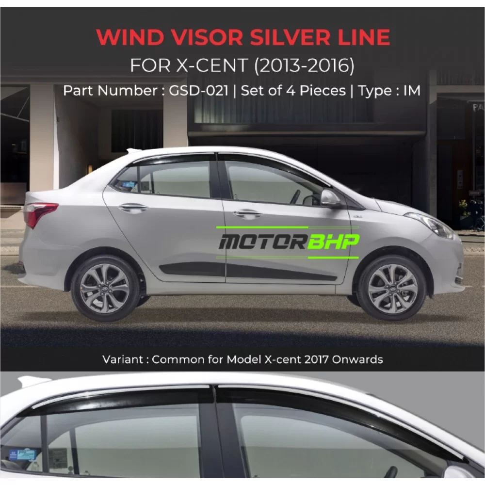 Hyundai xcent on sale chrome kit